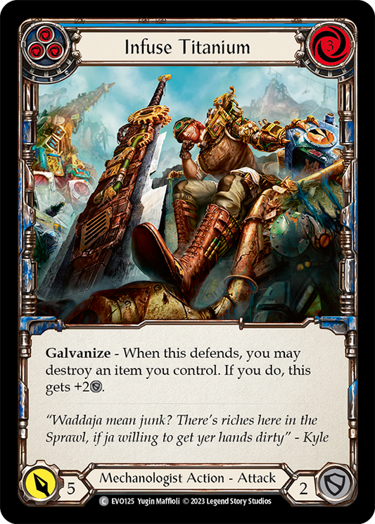 Infuse Titanium (Blue) | Common [Rainbow Foil]