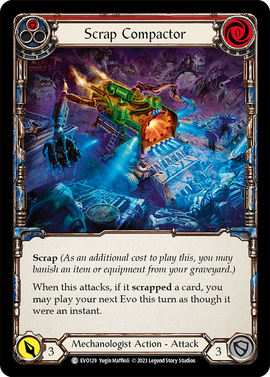 Scrap Compactor (Red) | Common [Rainbow Foil]