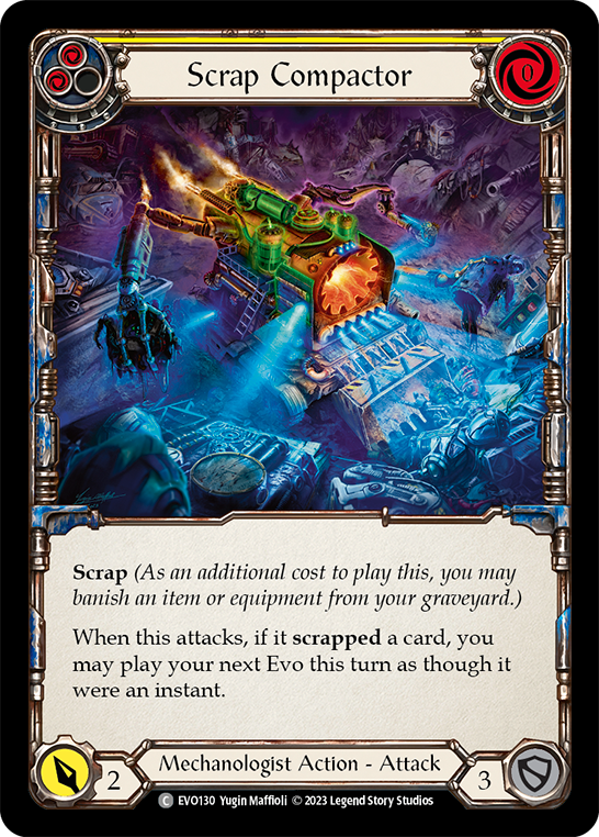 Scrap Compactor (Yellow) | Common [Rainbow Foil]
