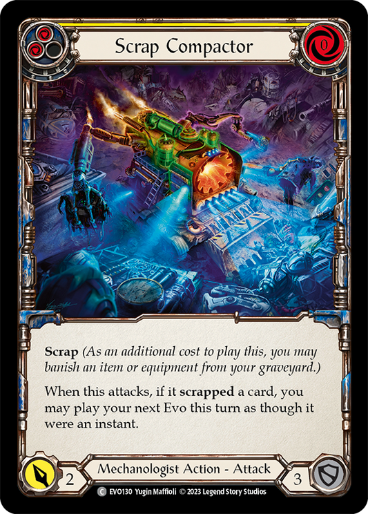Scrap Compactor (Yellow) | Common [Rainbow Foil]
