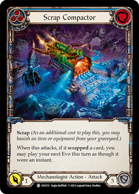 Scrap Compactor (Blue) | Common [Rainbow Foil]
