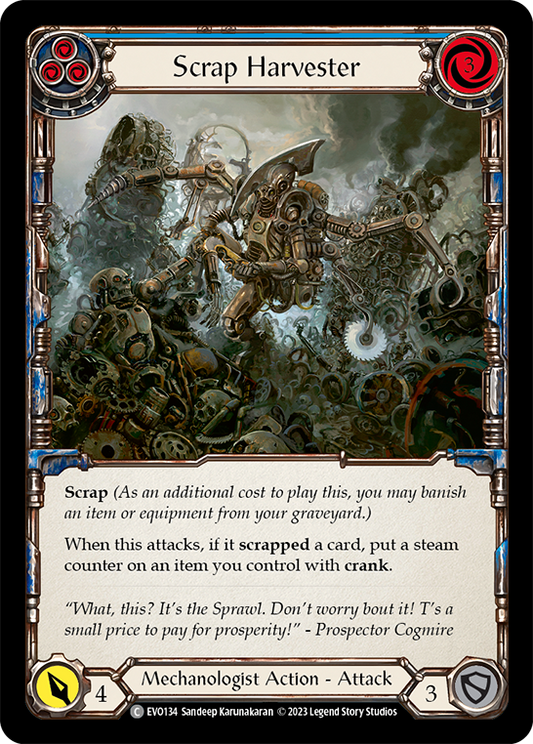 Scrap Harvester (Blue) | Common [Rainbow Foil]