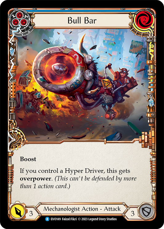 Bull Bar (Blue) | Rare [Rainbow Foil]