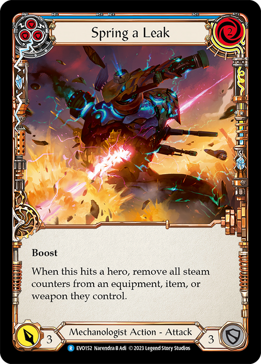 Spring a Leak (Blue) | Rare [Rainbow Foil]