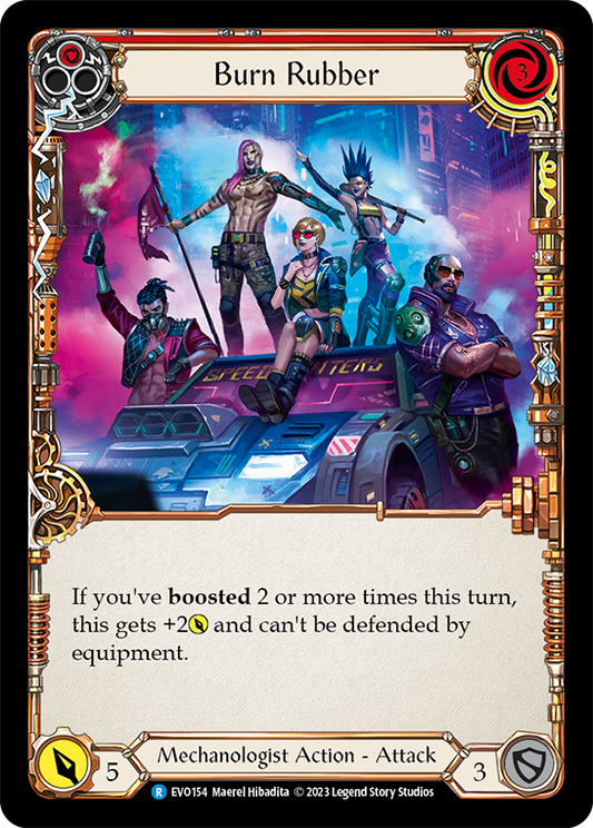 Burn Rubber | Rare [Rainbow Foil]
