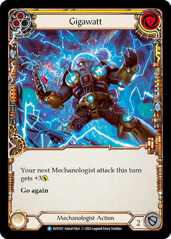 Gigawatt (Yellow) | Rare [Rainbow Foil]