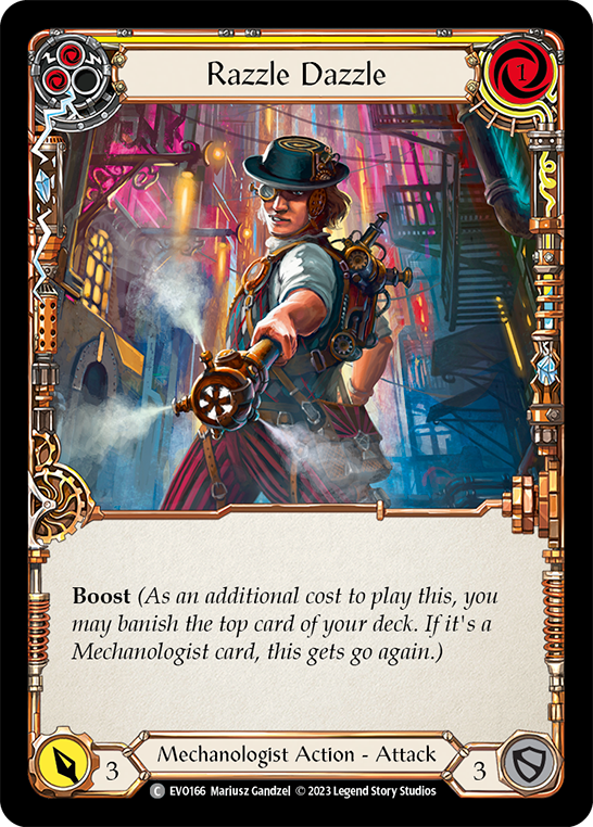 Razzle Dazzle (Yellow) | Common [Rainbow Foil]