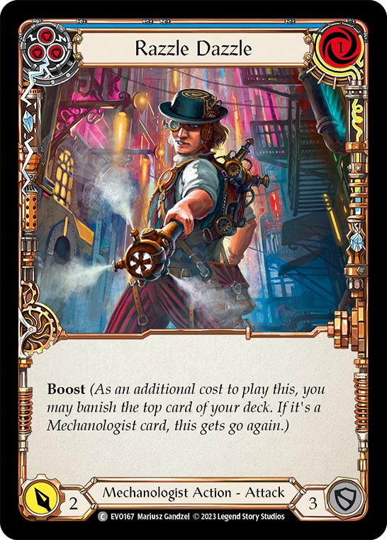 Razzle Dazzle (Blue) | Common [Rainbow Foil]