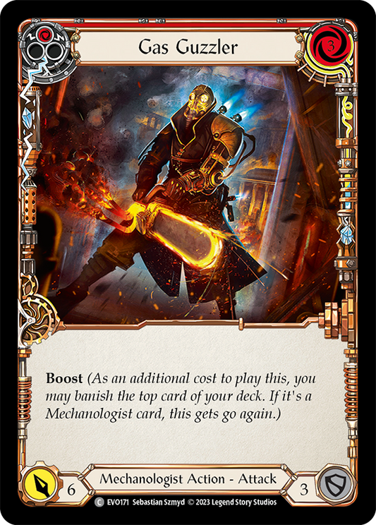 Gas Guzzler (Red) | Common [Rainbow Foil]