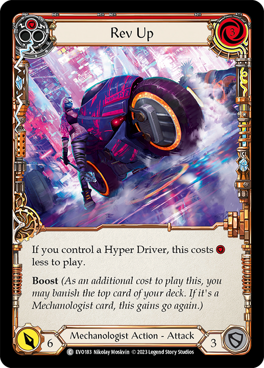 Rev Up (Red) | Common [Rainbow Foil]