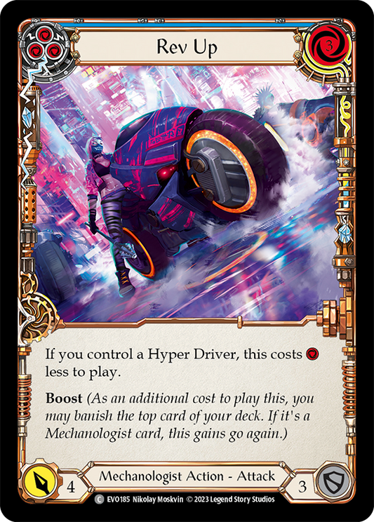 Rev Up (Blue) | Common [Rainbow Foil]