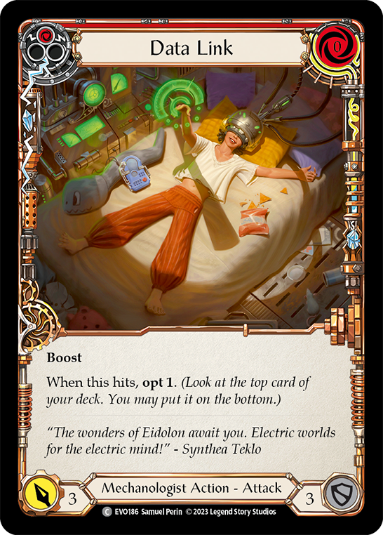 Data Link (Red) | Common [Rainbow Foil]