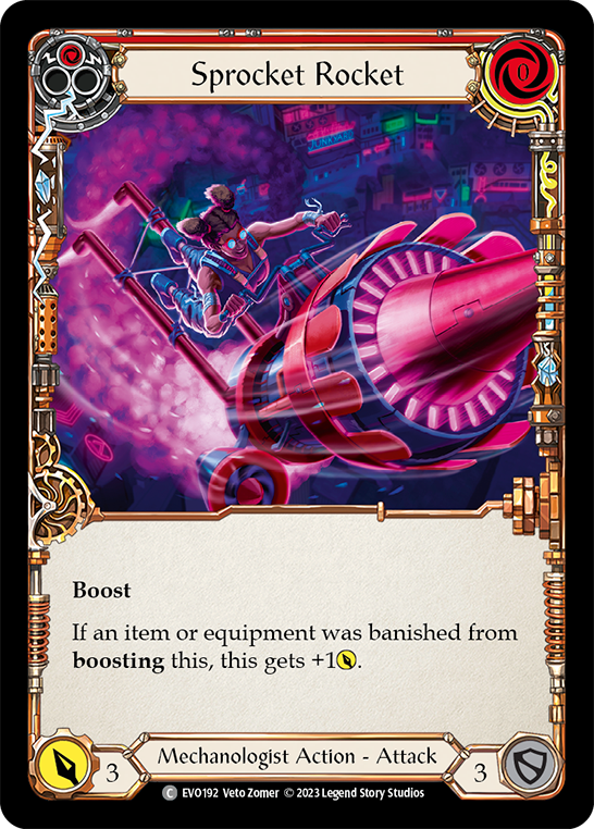 Sprocket Rocket (Red) | Common [Rainbow Foil]