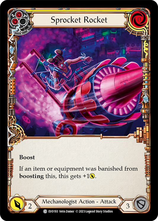 Sprocket Rocket (Yellow) | Common [Rainbow Foil]