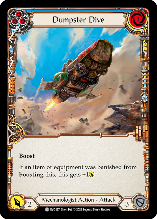 Dumpster Dive (Blue) | Common [Rainbow Foil]