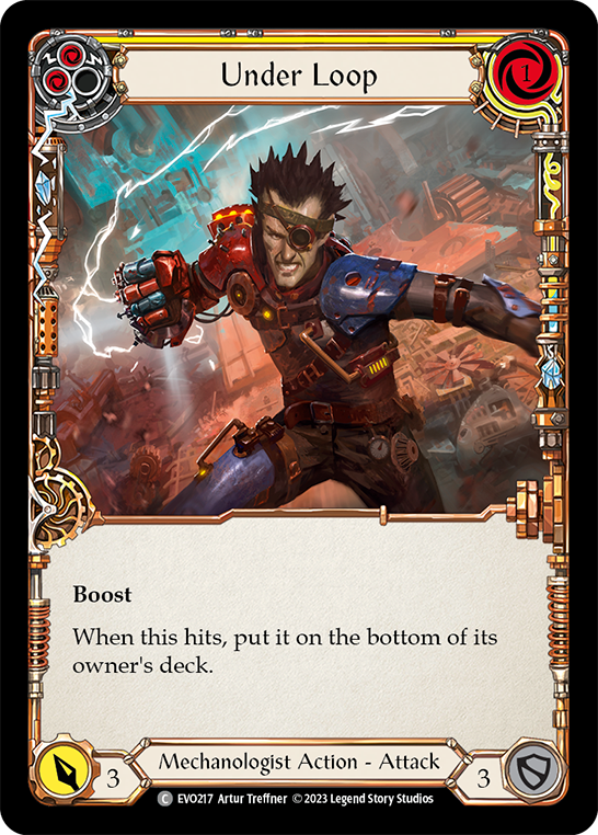 Under Loop (Yellow) | Common [Rainbow Foil]