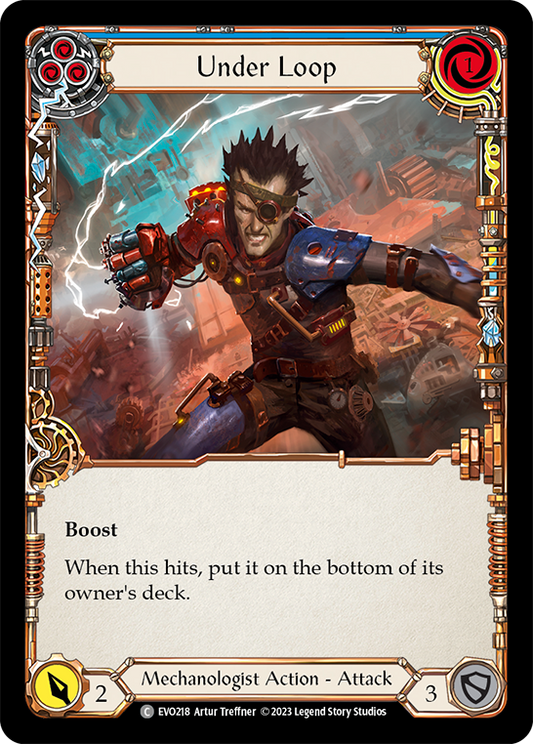 Under Loop (Blue) | Common [Rainbow Foil]