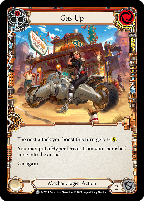 Gas Up (Red) | Common [Rainbow Foil]