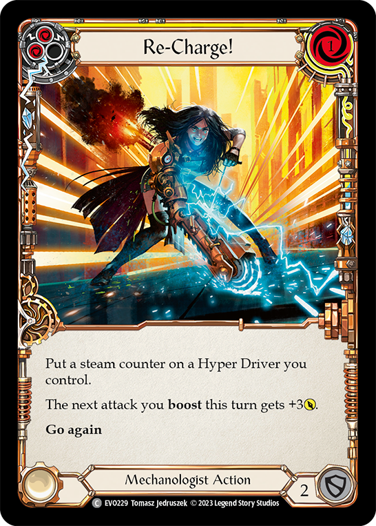 Re-Charge! (Yellow) | Common [Rainbow Foil]