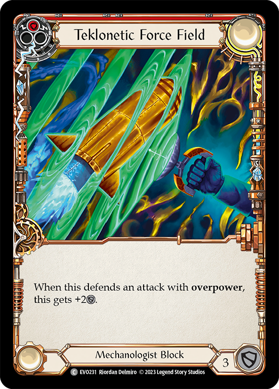 Teklonetic Force Field (Red) | Common [Rainbow Foil]