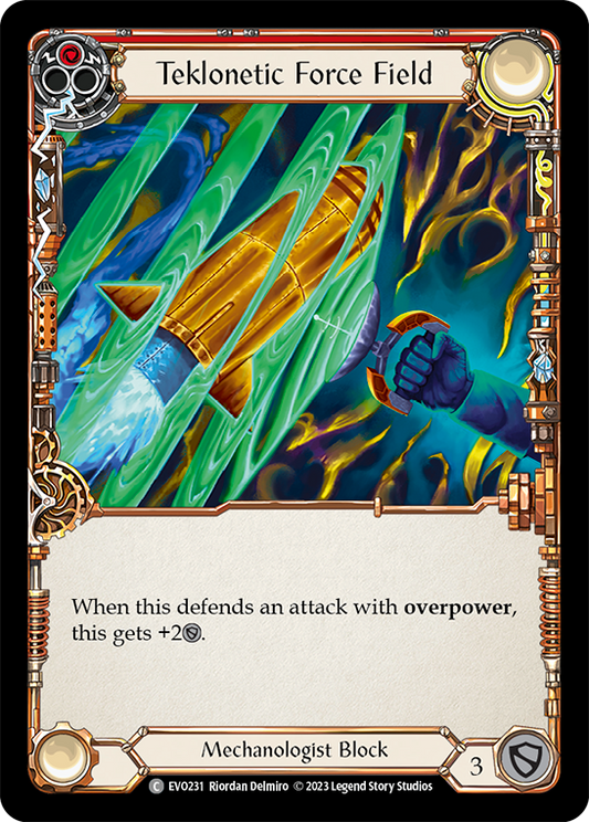 Teklonetic Force Field (Red) | Common [Rainbow Foil]
