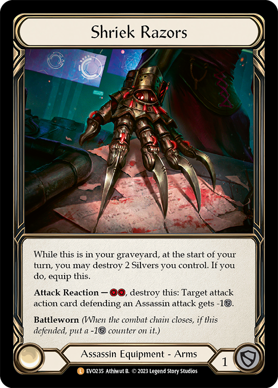 Shriek Razors | Legendary [Rainbow Foil]