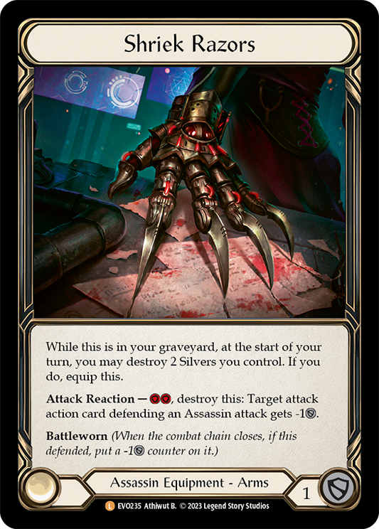 Shriek Razors | Legendary [Cold Foil]
