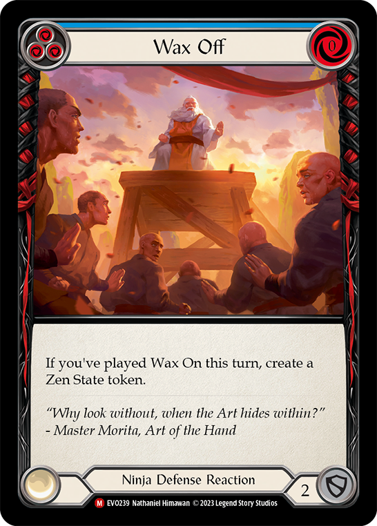 Wax Off | Majestic [Rainbow Foil]