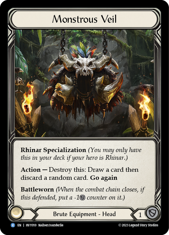 Monstrous Veil | Rare [Non Foil]