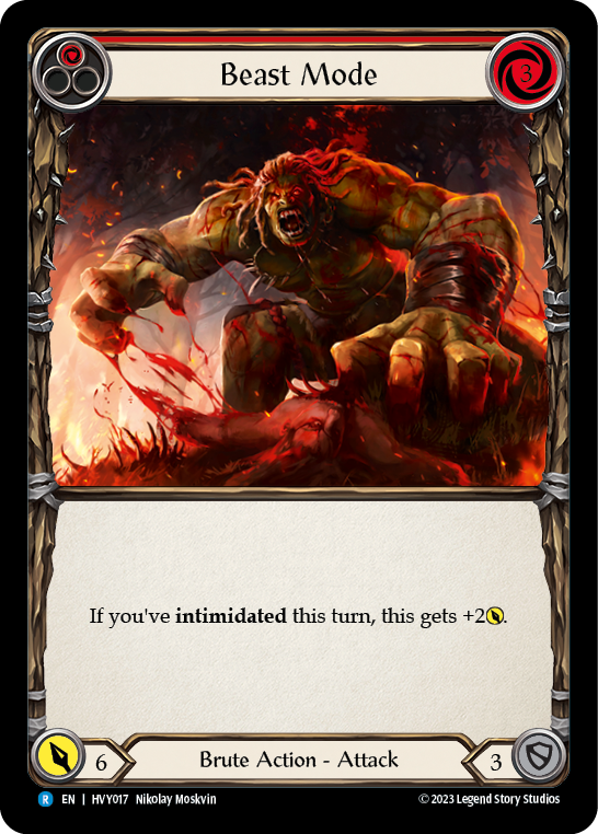Beast Mode (Red) | Rare [Non Foil]