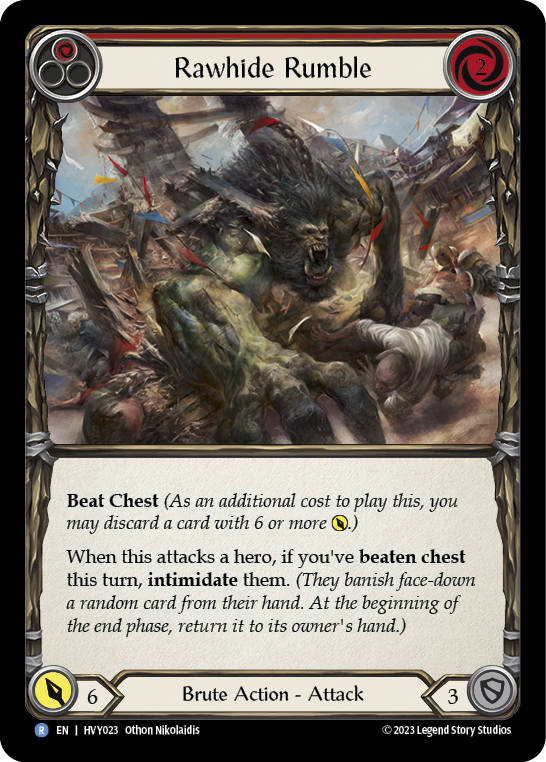 Rawhide Rumble (Red) | Rare [Non Foil]