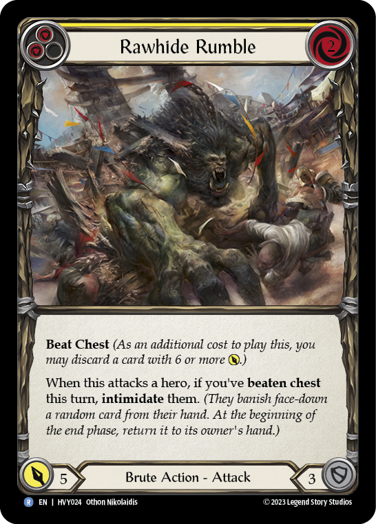 Rawhide Rumble (Yellow) | Rare [Non Foil]