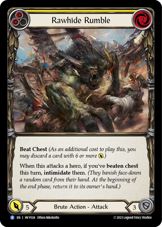 Rawhide Rumble (Yellow) | Rare [Non Foil]