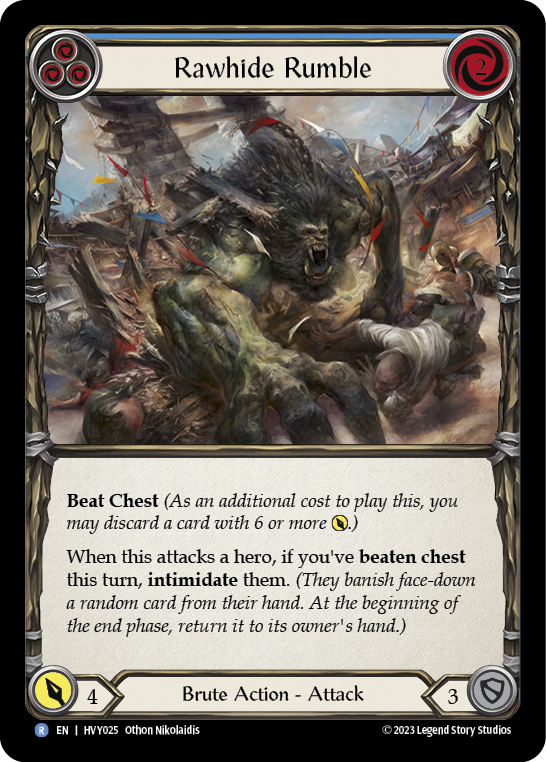 Rawhide Rumble (Blue) | Rare [Non Foil]
