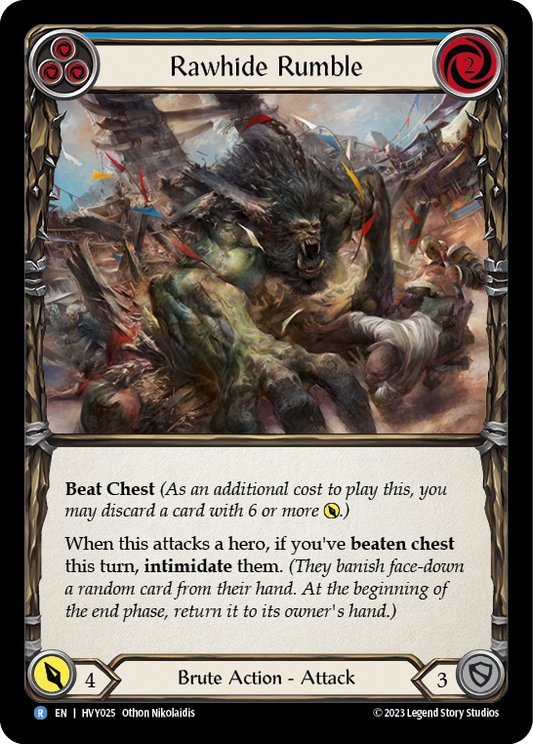 Rawhide Rumble (Blue) | Rare [Rainbow Foil]