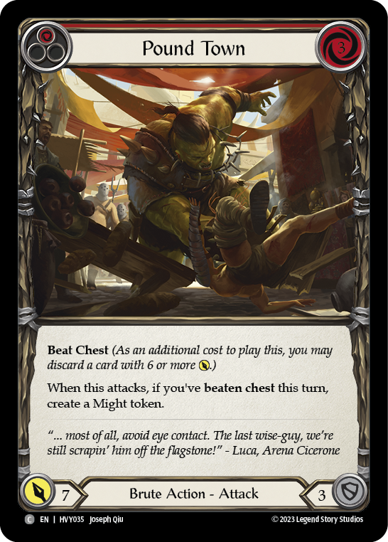 Pound Town (Red) | Common [Rainbow Foil]