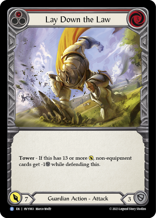 Lay Down the Law | Rare [Non Foil]