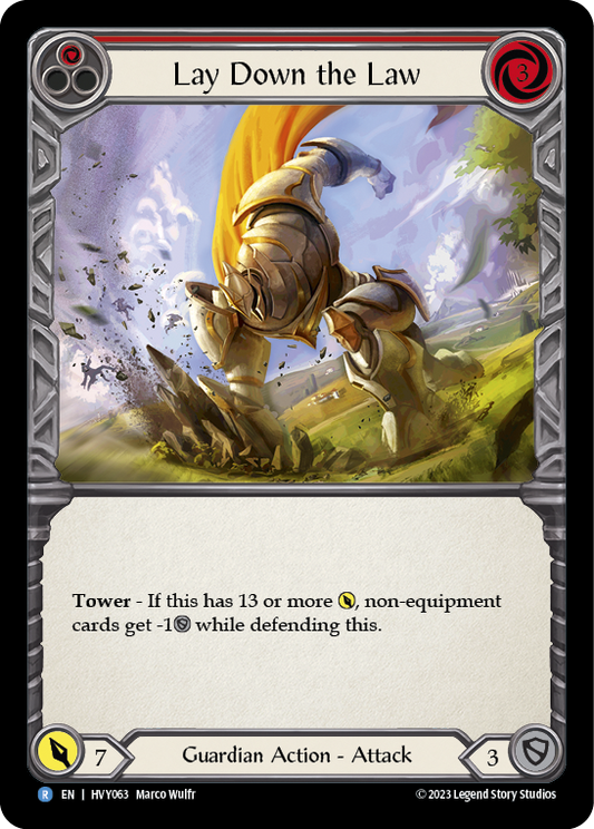 Lay Down the Law | Rare [Non Foil]