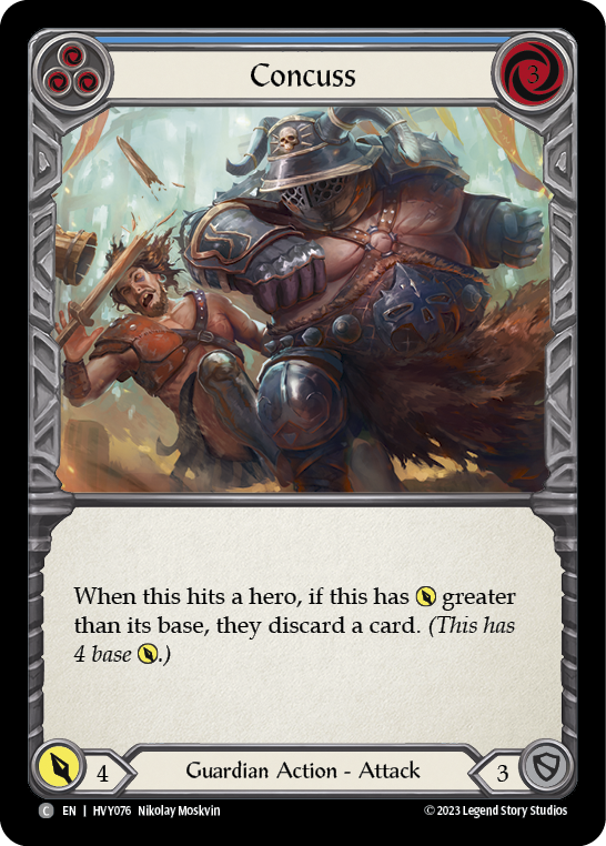 Concuss (Blue) | Common [Rainbow Foil]