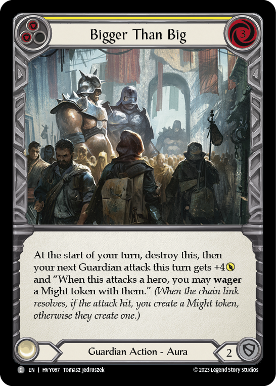 Bigger Than Big (Yellow) | Common [Rainbow Foil]