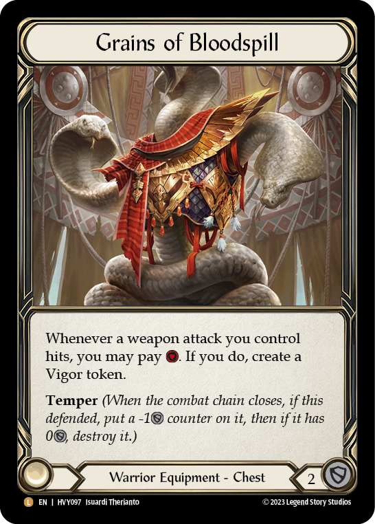 Grains of Bloodspill | Legendary [Cold Foil]