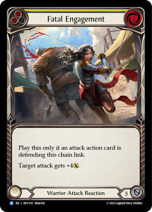 Fatal Engagement (Yellow) | Rare [Non Foil]