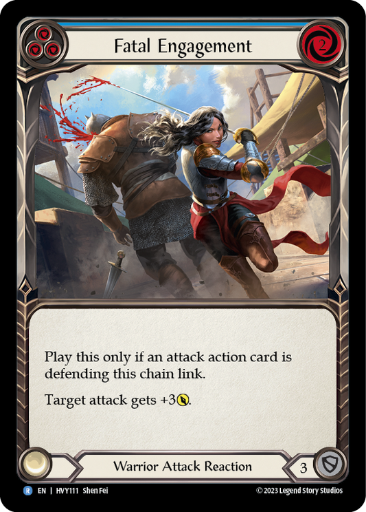Fatal Engagement (Blue) | Rare [Rainbow Foil]