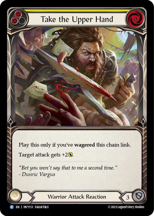 Take the Upper Hand (Yellow) | Rare [Non Foil]