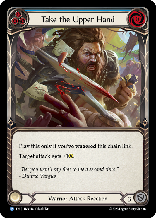 Take the Upper Hand (Blue) | Rare [Rainbow Foil]