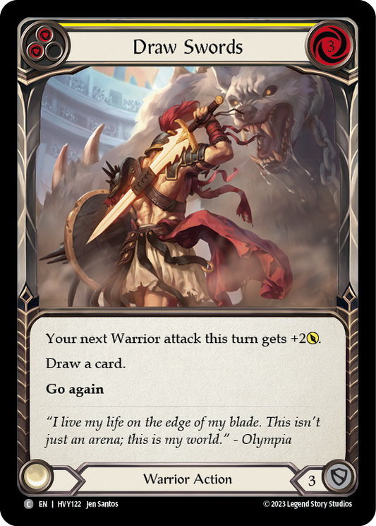 Draw Swords (Yellow) | Common [Rainbow Foil]