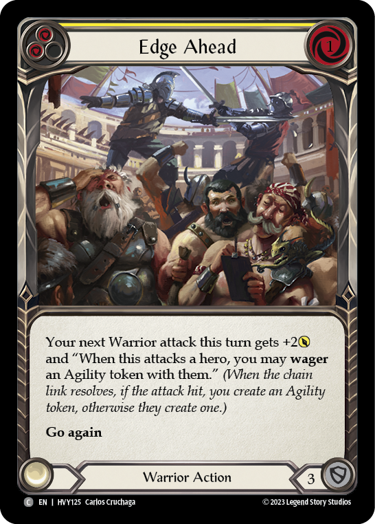 Edge Ahead (Yellow) | Common [Rainbow Foil]