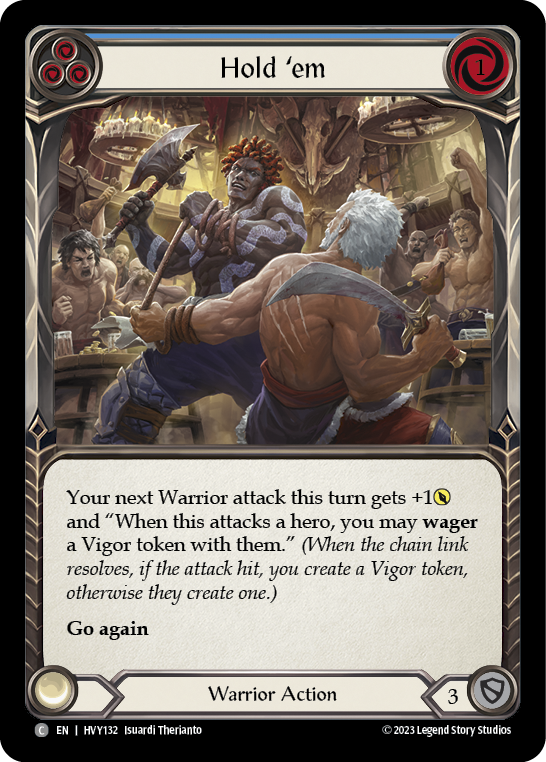 Hold 'em (Blue) | Common [Rainbow Foil]