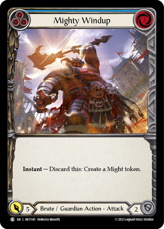 Mighty Windup (Blue) | Common [Rainbow Foil]