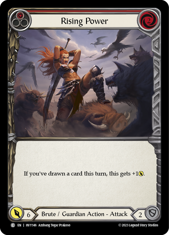Rising Power (Red) | Common [Rainbow Foil]